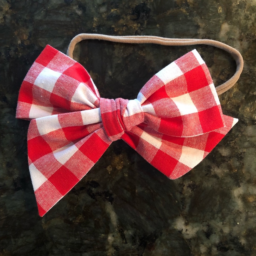 Wunderkin Co February botm, red gingham